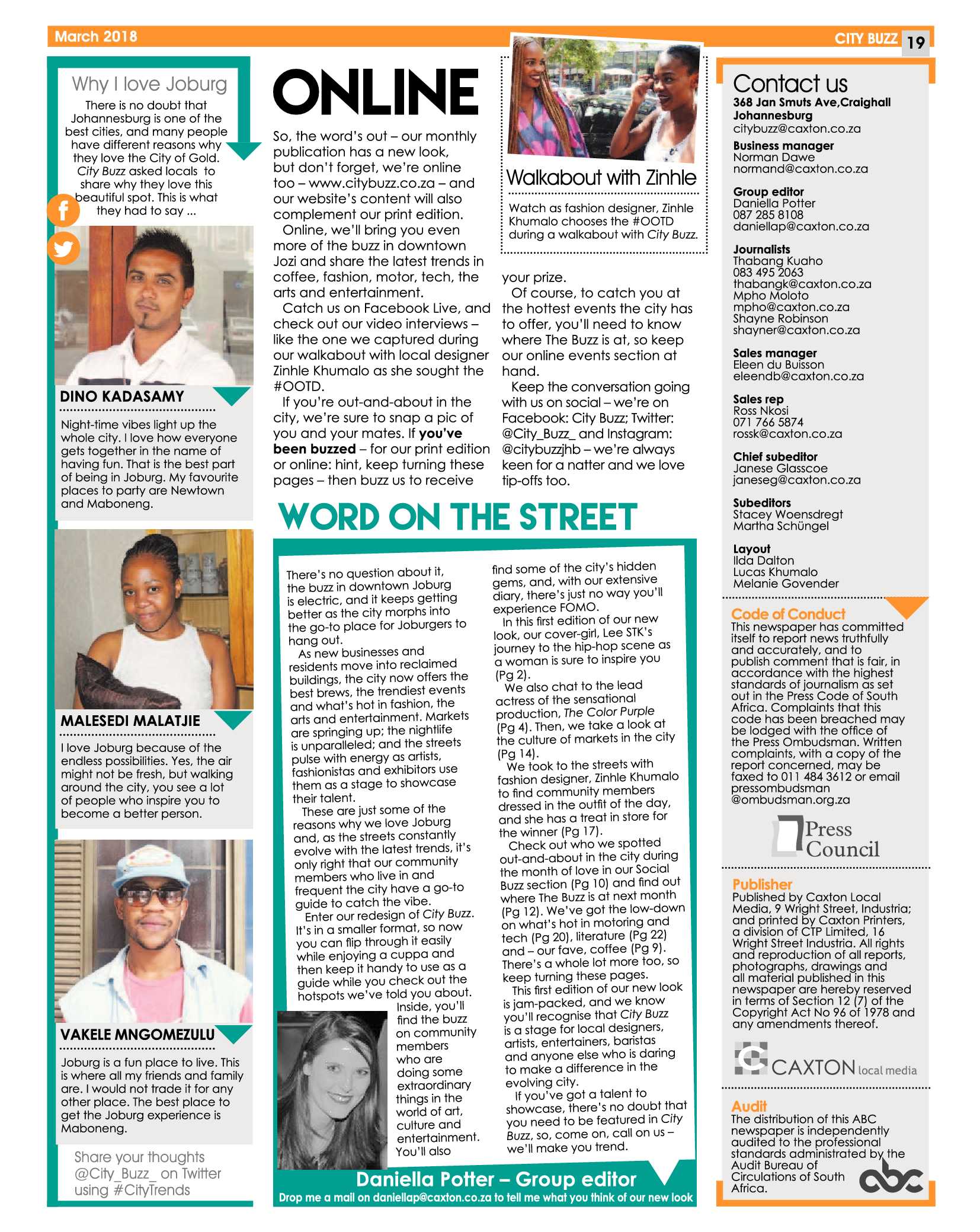 City Buzz  March 2018 page 19