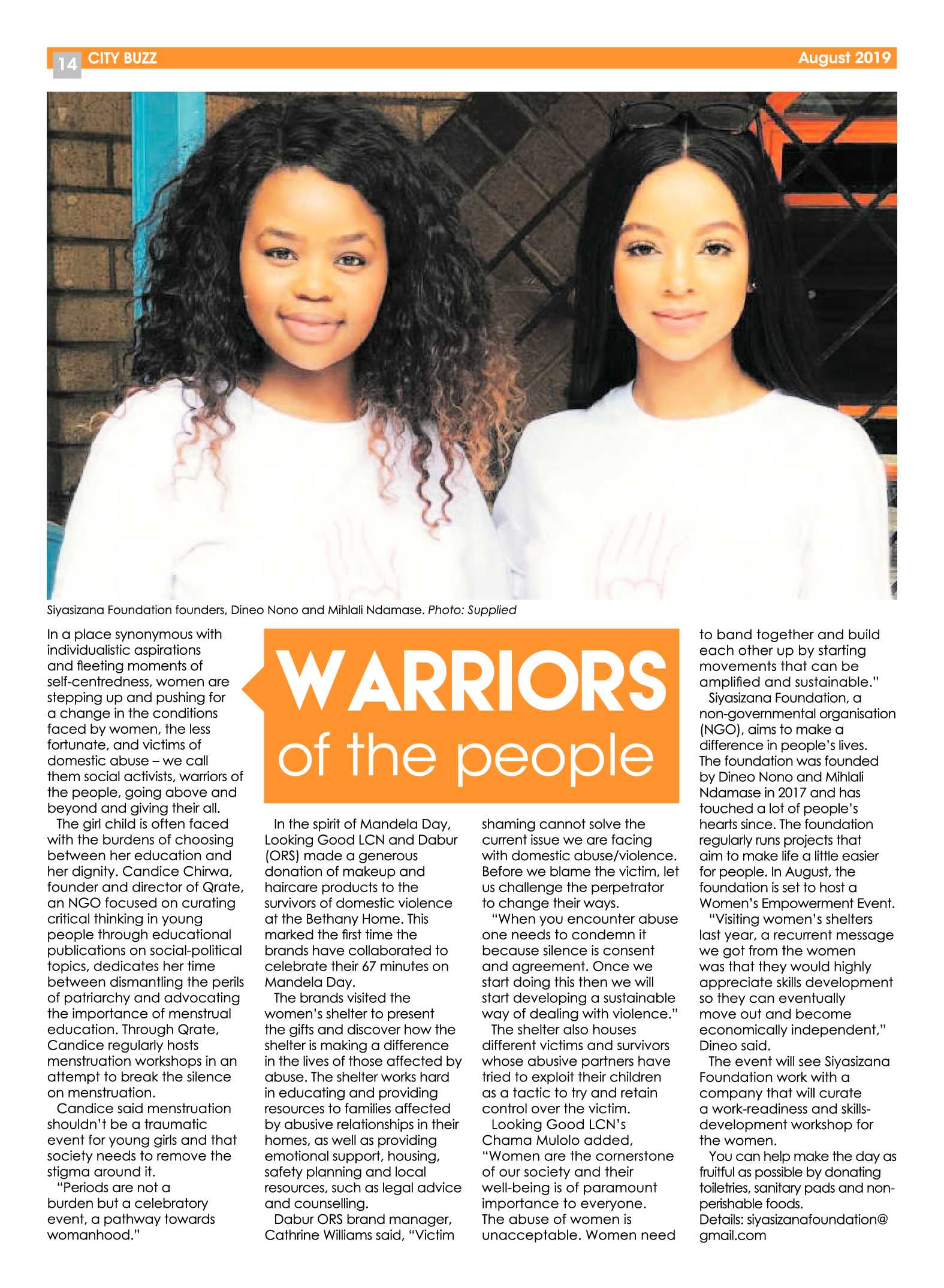 CityBuzz August 2019 page 14