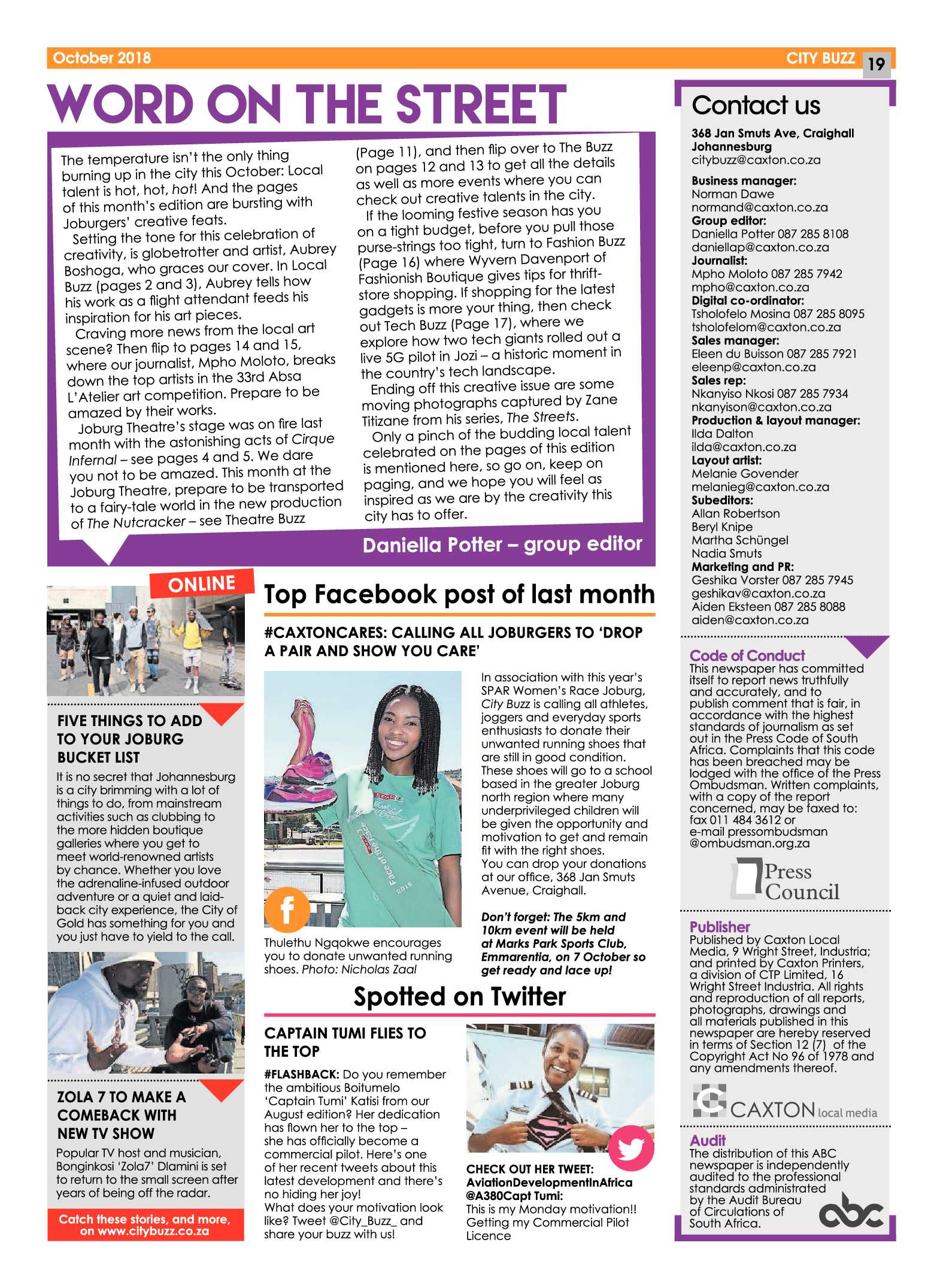 CityBuzz October 2018 page 19