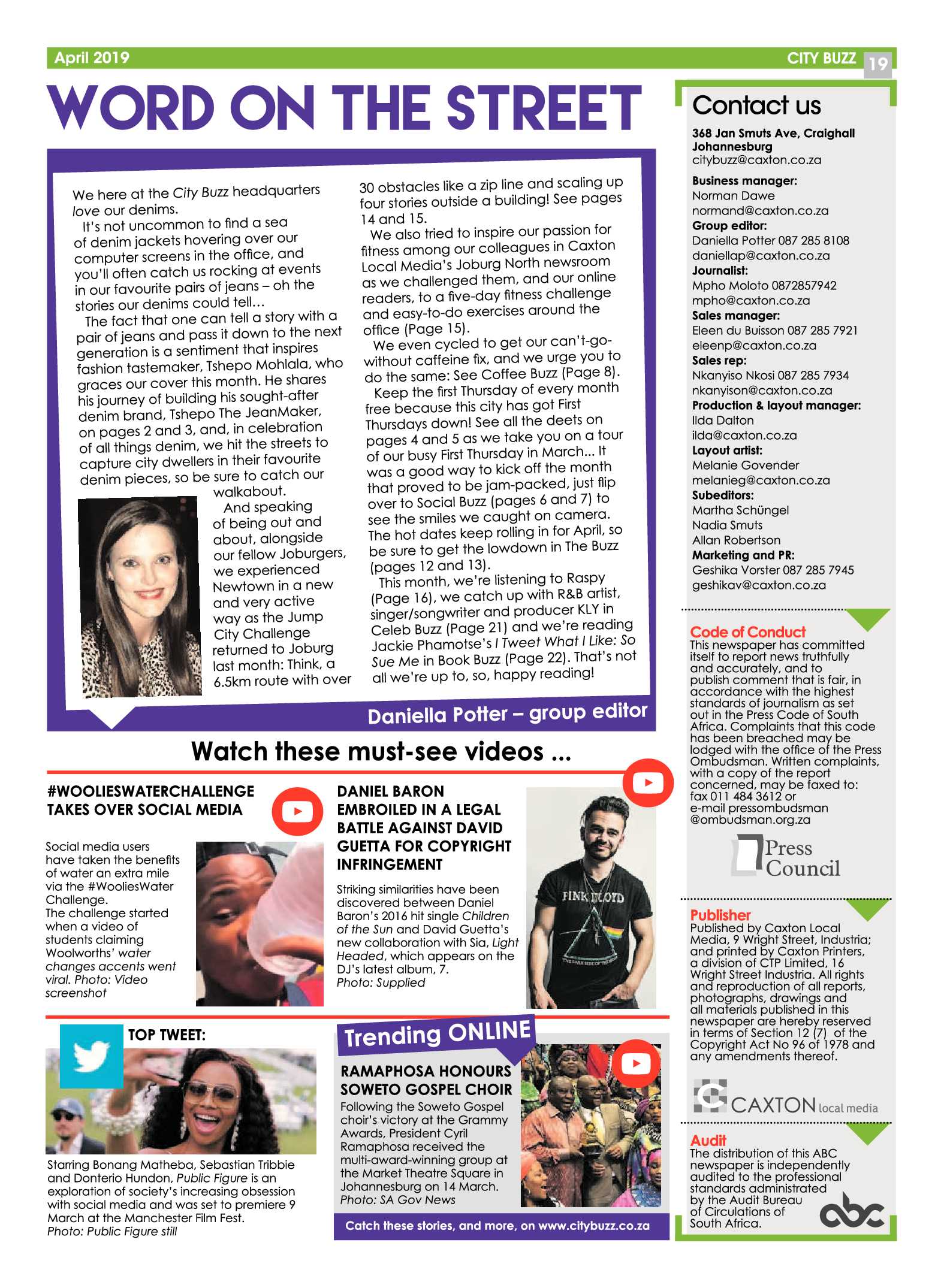 City Buzz April 2019 page 19