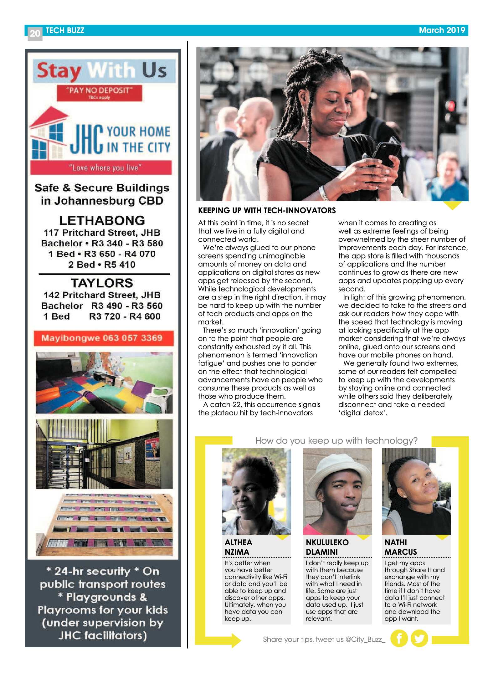 City Buzz February 2019 page 20