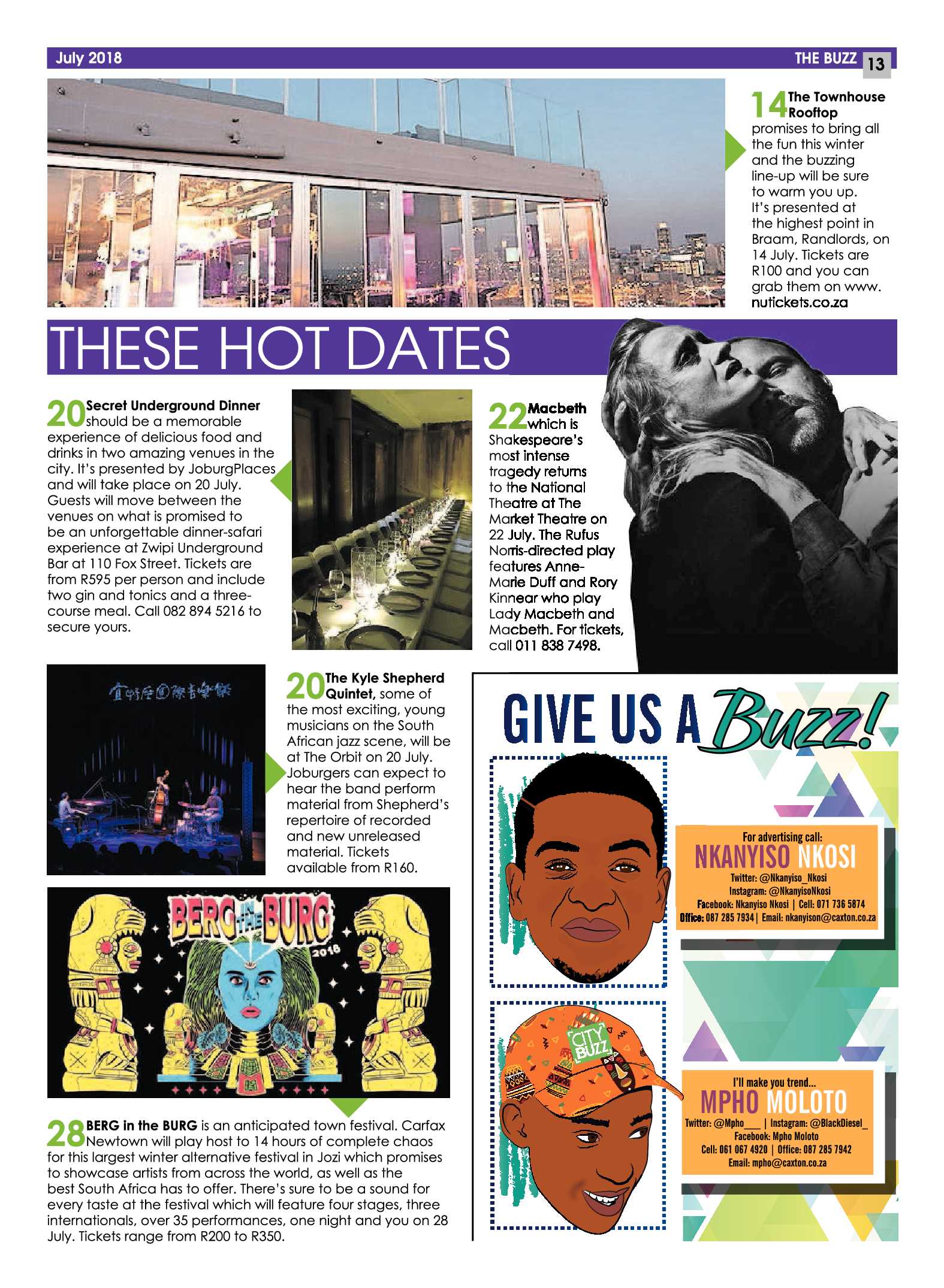 City Buzz – July 2018 page 13