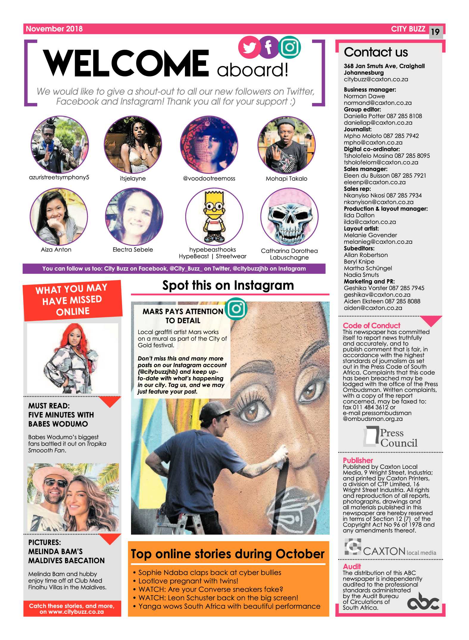 City Buzz November 2018 page 19