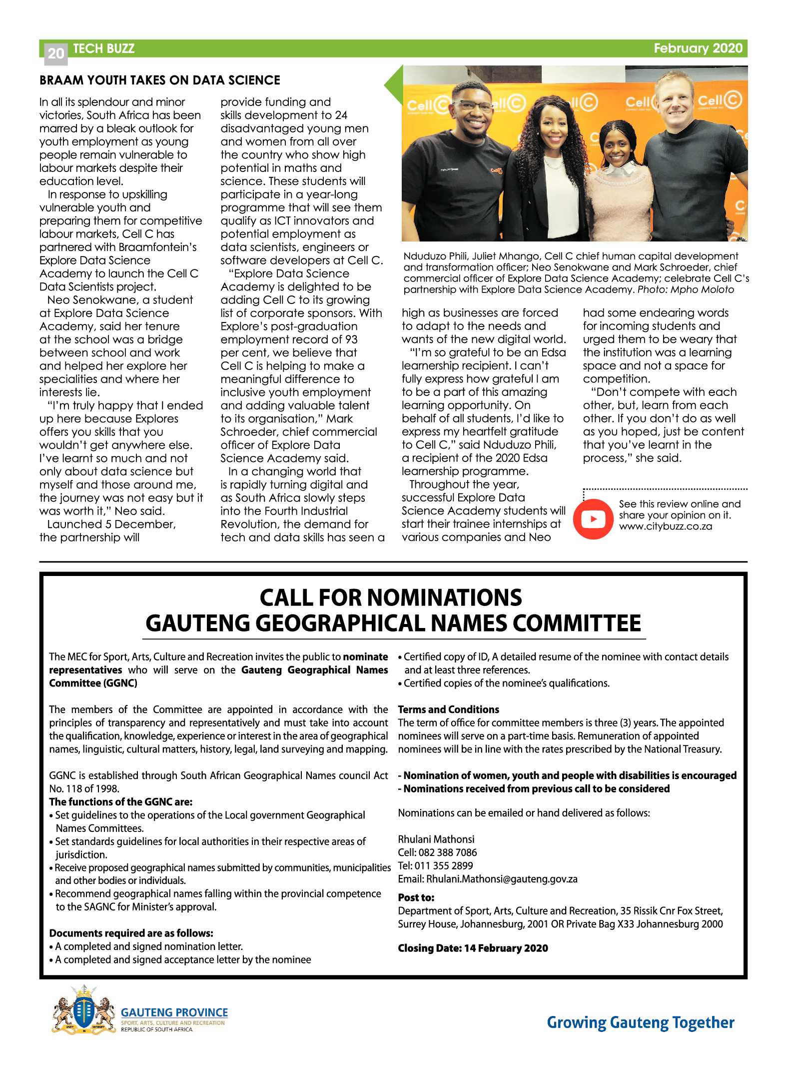 City buzz February 2020 page 20